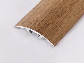 Порог (стык) Русский профиль  разноуровневый декорированный с дюб, 30*2700 мм, Бук натуральный